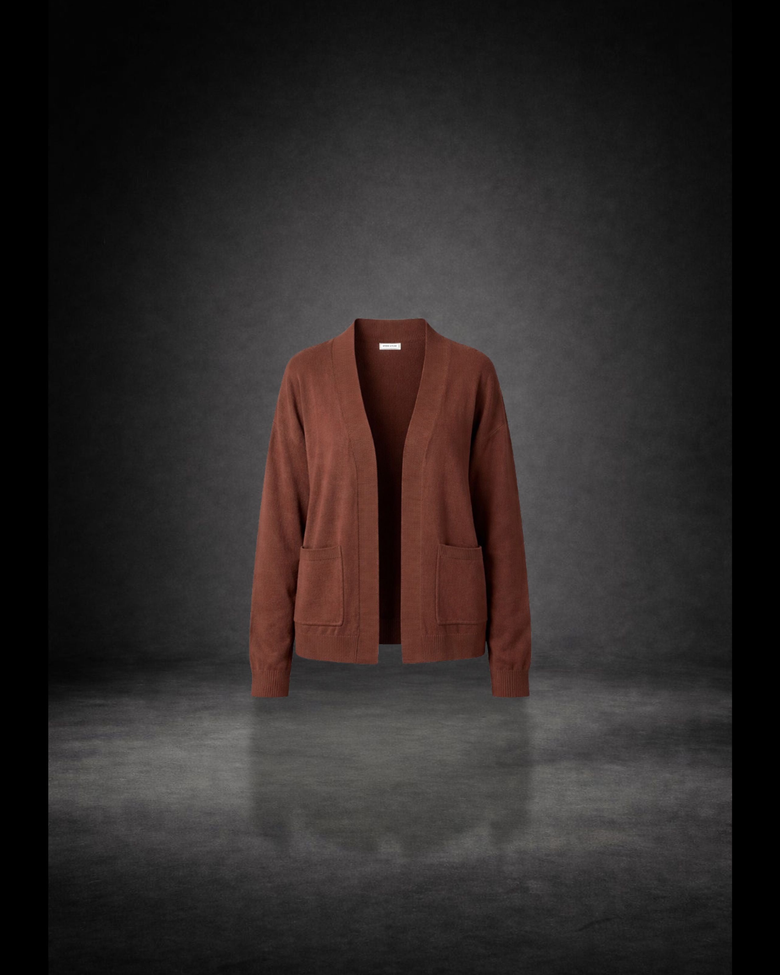 Brown Knitted Cardigan