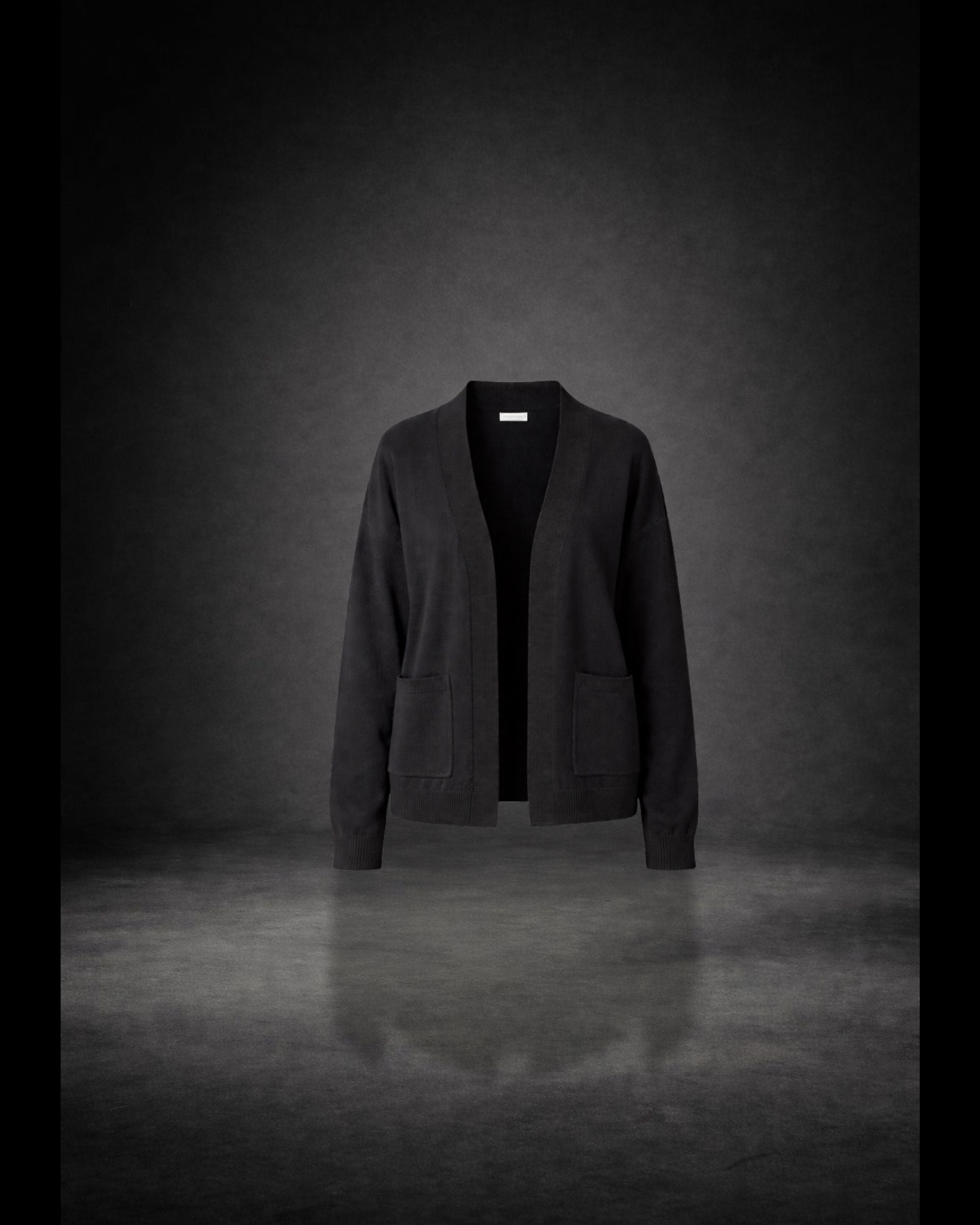 Black Knitted Cardigan