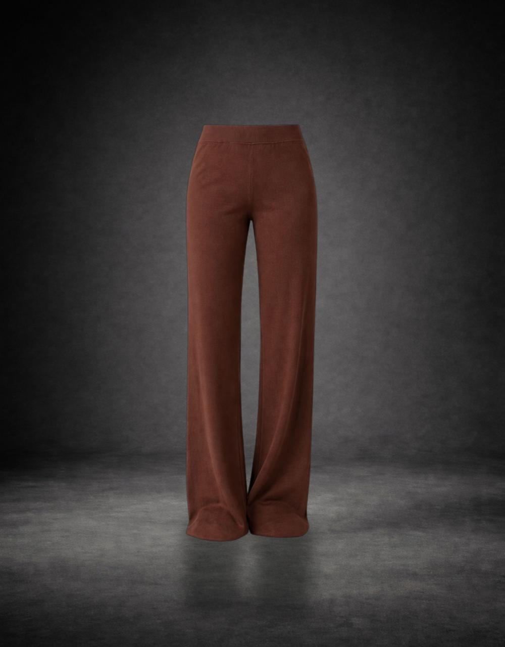 Brown Knitted pants